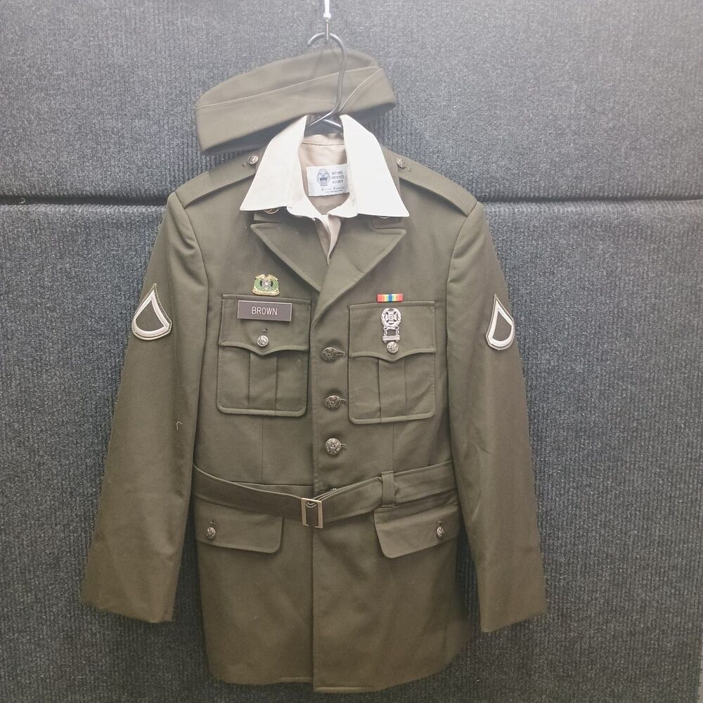 AGSU Army Green Service Uniform 2022 Flying Cross Uniform W/Pins and Decorations